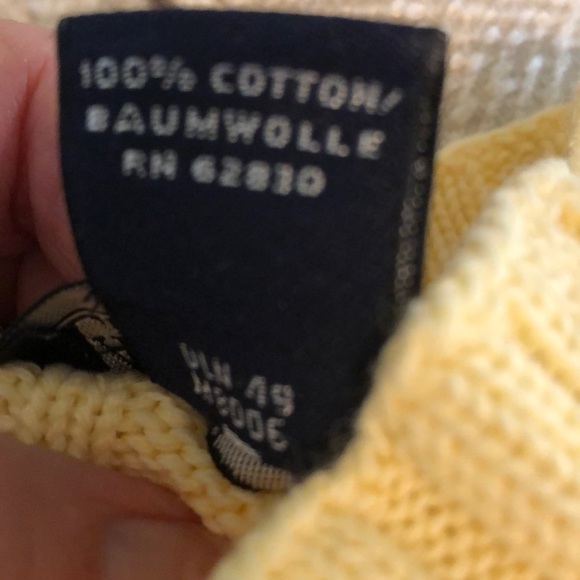 Lands End Sweater Size 14-16 100% Cotton - Picture 5 of 5